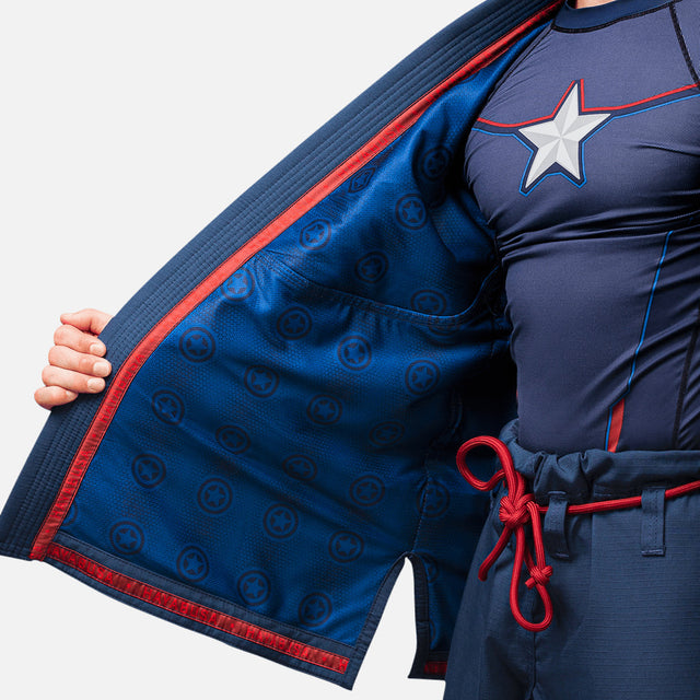 Marvel BJJ Gi Captain America – Blue