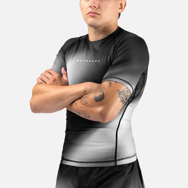 Hayabusa Rashguard Apex Nova Korte Mouwen - Grijs