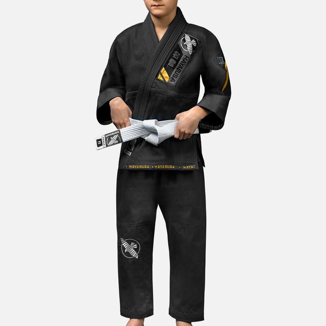Hayabusa BJJ Gi Ascend Kids – Black