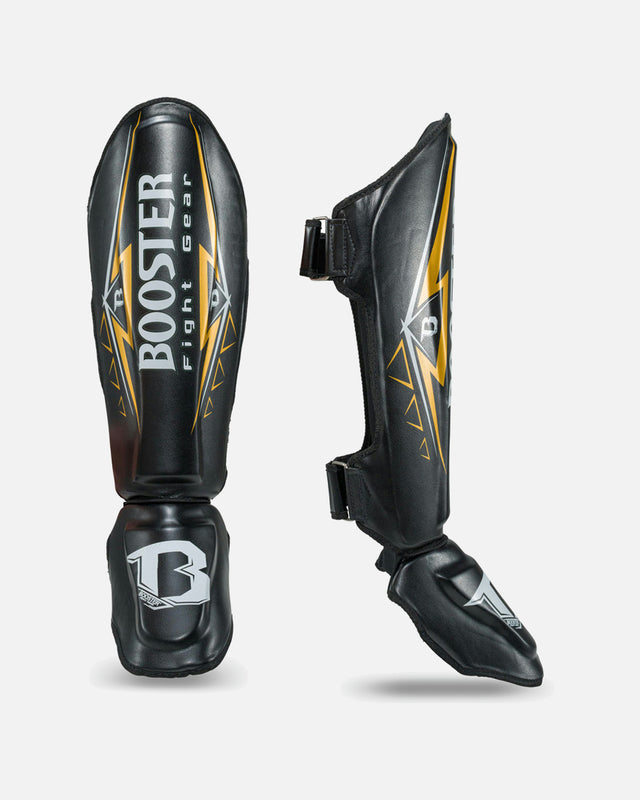 Ochraniacze na piszczele Booster Warrior – Czarne