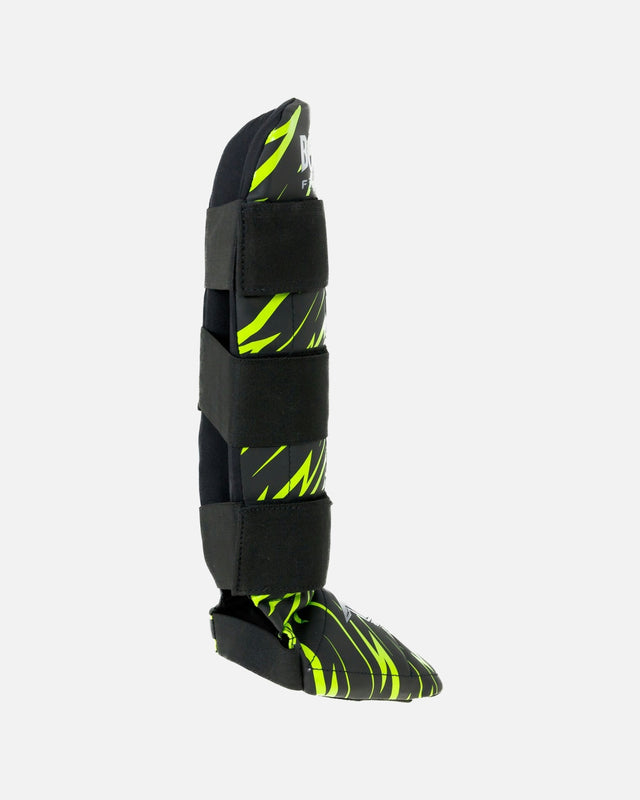 Ochraniacze na piszczele Booster Combat Series 5 Dziecięce – Czarne