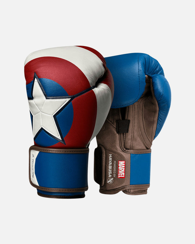 Hayabusa x Marvel Boxing gloves Captain America – Red/White/Blue