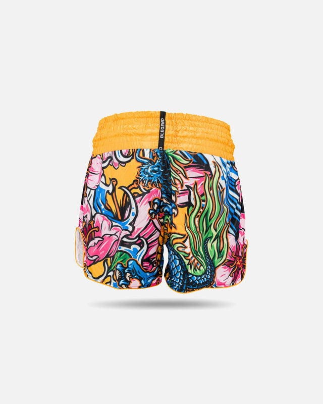 Spodenki Muay Thai Blegend Legend 3 – Żółte
