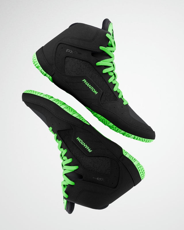 Buty zapaśnicze Phantom Athletics Tactic – Zielone neonowe