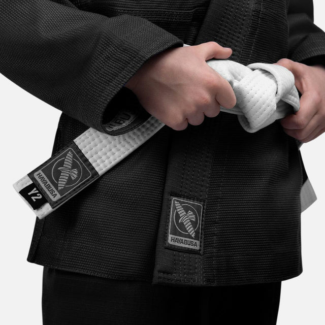 Kimono BJJ Hayabusa Essential Dziecięce – Czarne