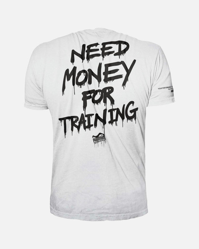 Phantom Athletics Trainingsshirt EVO Need Money For Training - Wit