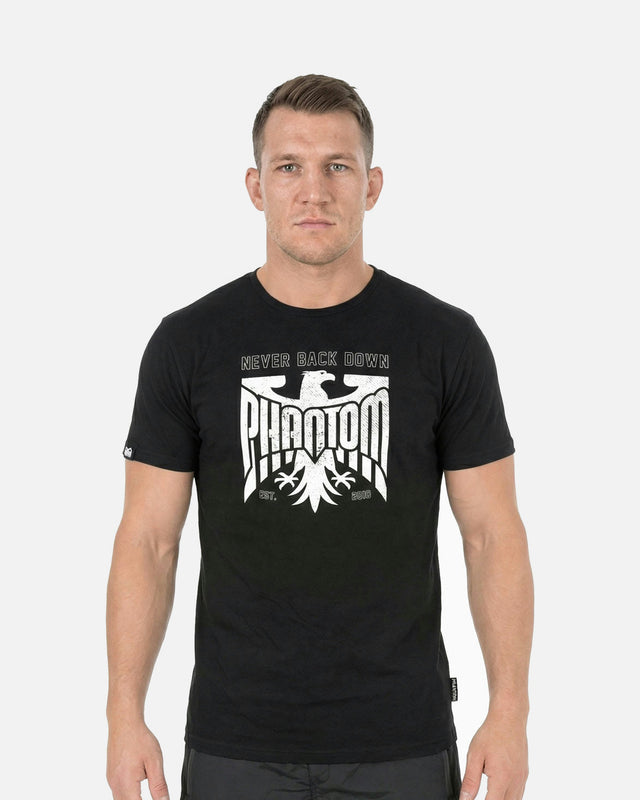 Phantom Athletics T-Shirt Germany Never Back Down - Zwart