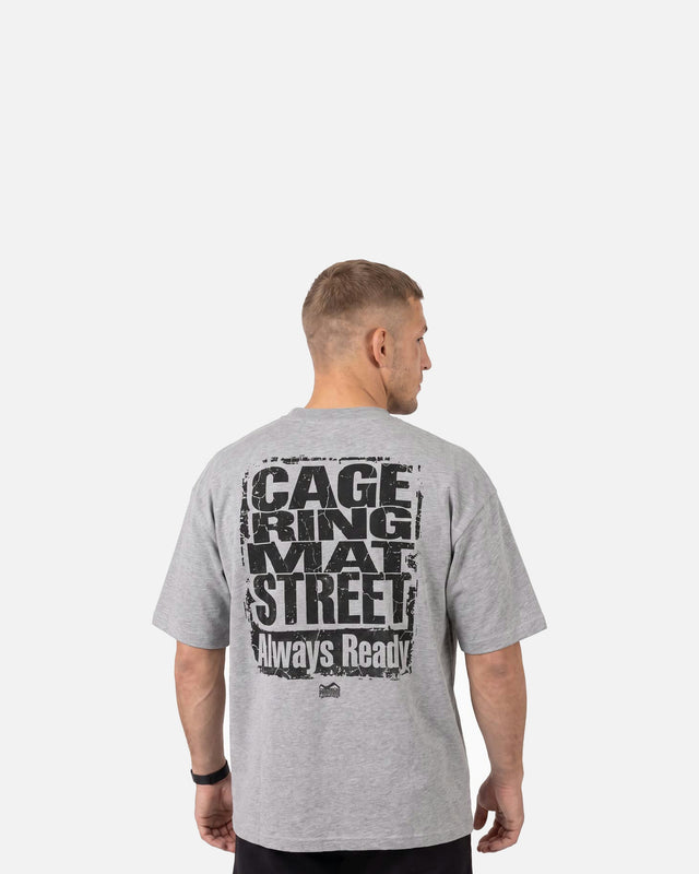 Koszulka Phantom Athletics Cage Ring Mat Street – Szara