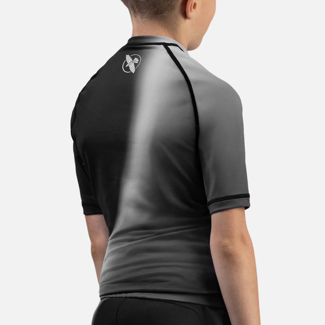 Hayabusa Rashguard Apex Nova Korte Mouwen Kinderen - Zwart