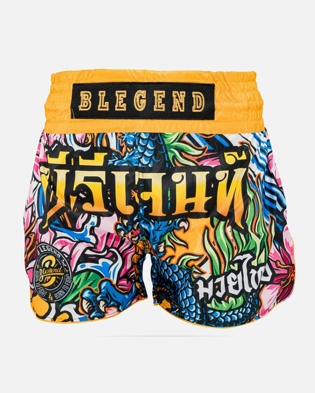 Spodenki Muay Thai Blegend Legend 3 – Żółte