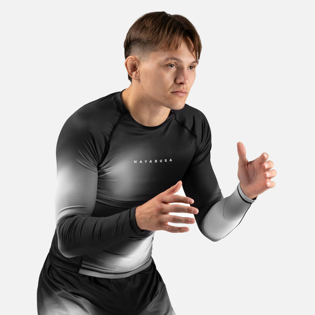 Hayabusa Rashguard Apex Nova Lange Mouwen - Grijs