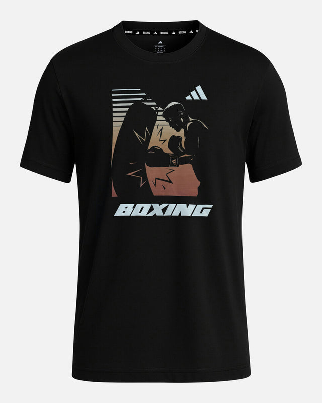Triko Adidas Boxing Graphic Line – Černé