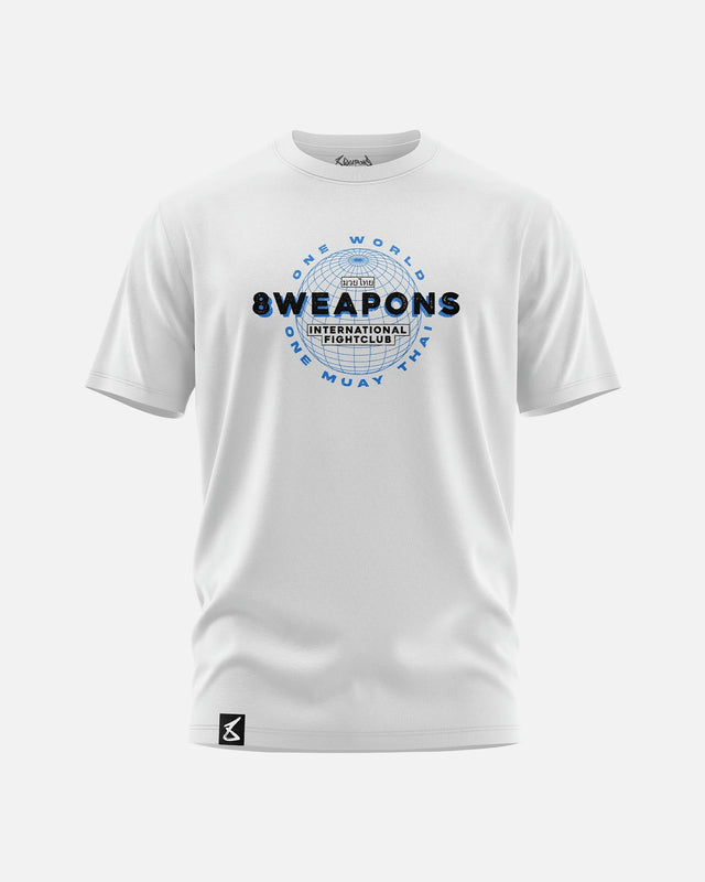 8 WEAPONS T-Shirt 1W1MT Oversize – White
