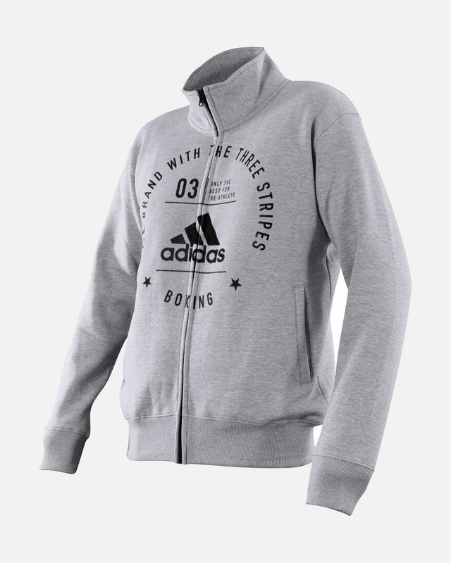 Adidas Community Boxing Training Jacket – Grey/Black