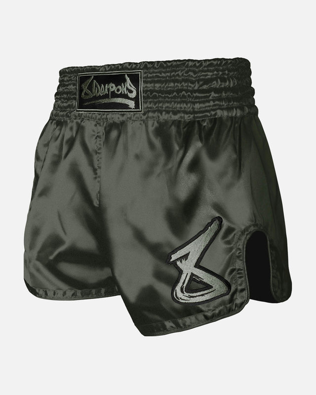 8 WEAPONS Muay Thai Shorts Strike – Olive