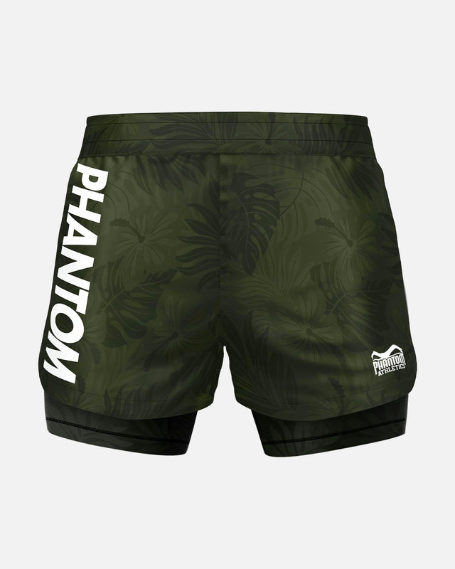 Spodenki MMA Phantom Athletics Fusion 2in1 – Zielone