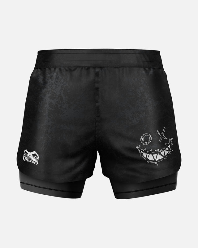 Phantom Athletics MMA Shorts Fusion 2in1 - Zwart