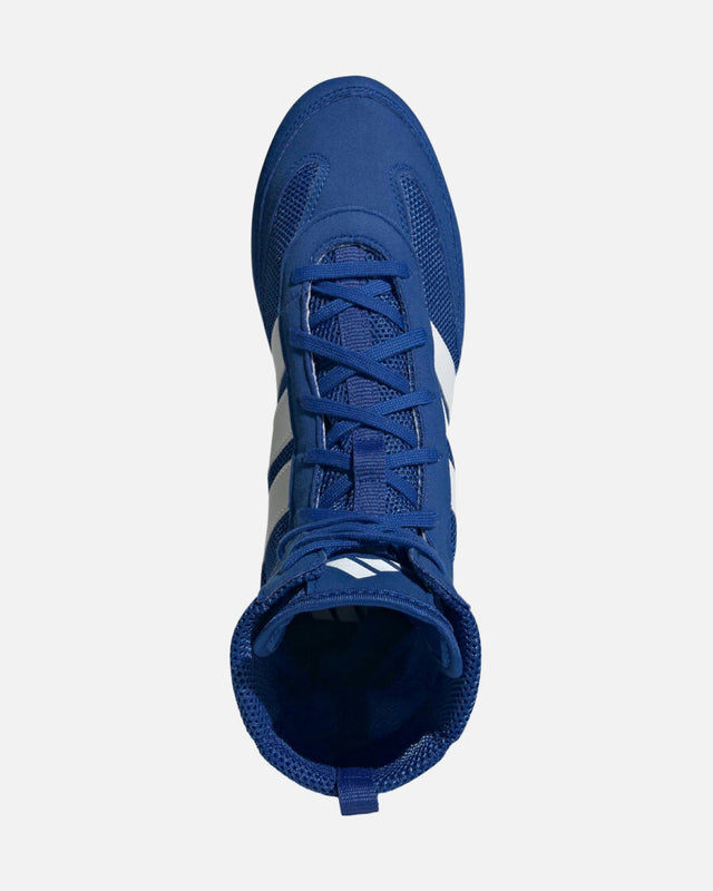 Adidas Box Hog Classic Boxing Shoes - Blue/White