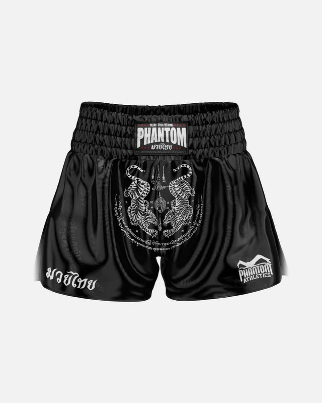 Pantalones de Muay Thai Phantom Athletics Sak Yant - Negro