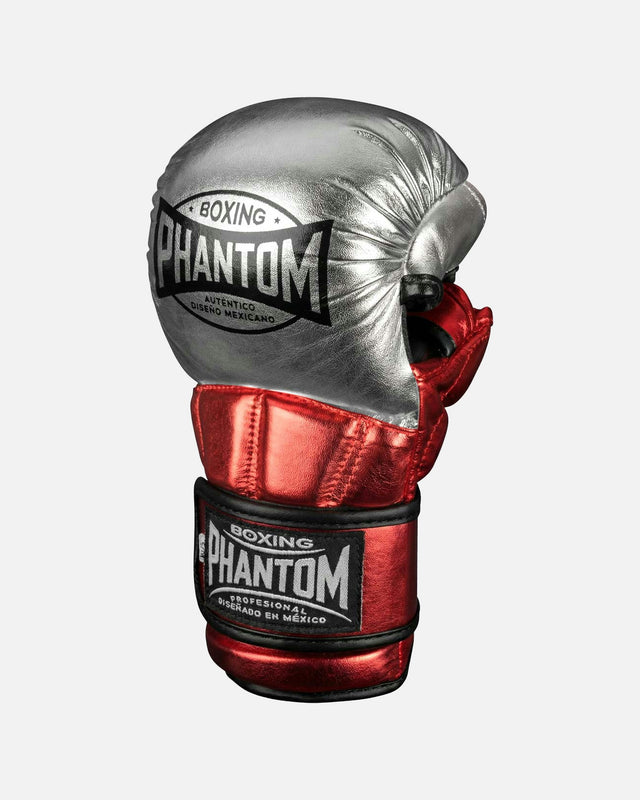 Phantom Athletics MMA Handschoenen Mexico - Zilver/Rood