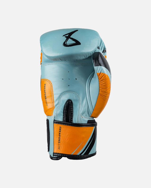 8 WEAPONS Bokshandschoenen Shift - Ijsgrijs/Oranje