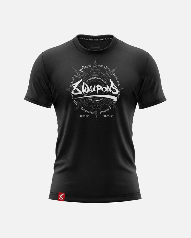 8 WEAPONS T-shirt 8 Ways Yant 2.0 – Black