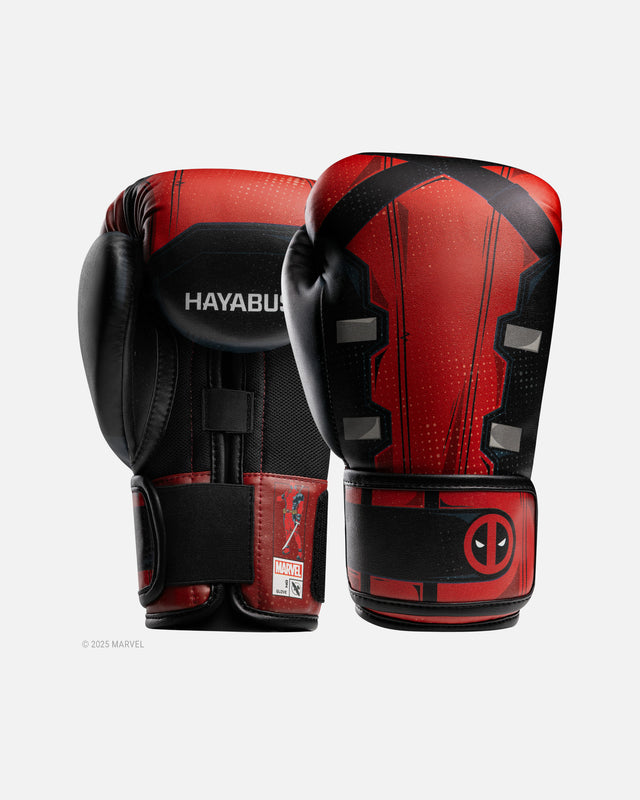 Hayabusa x Marvel Boxing gloves Deadpool – Red/Black