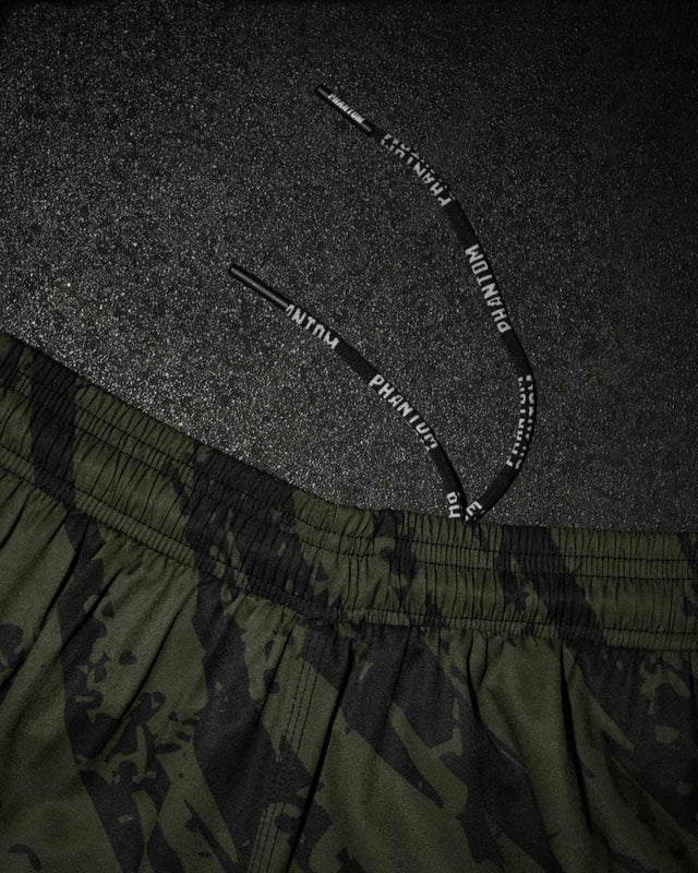 Phantom Athletics MMA Shorts EVO Tiger Camo - Legergroen