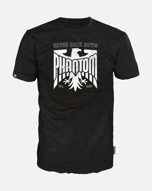 Phantom Athletics T-Shirt Germany Never Back Down - Zwart