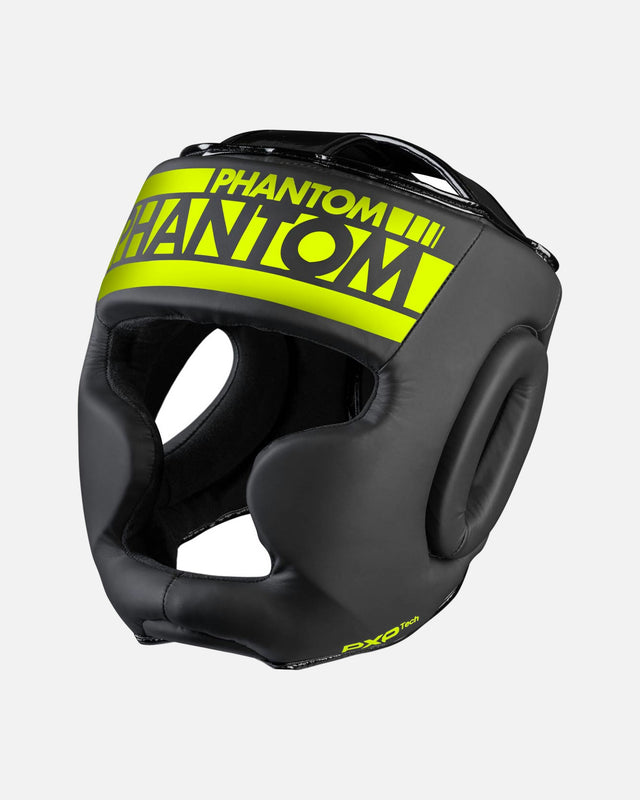 Kask bokserski Phantom Athletics Apex Full Face – Czarny/Neon