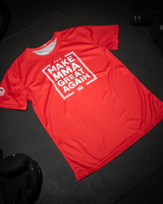 Camiseta de entrenamiento Phantom Athletics Trainingsshirt EVO Make MMA Great Again – Rojo
