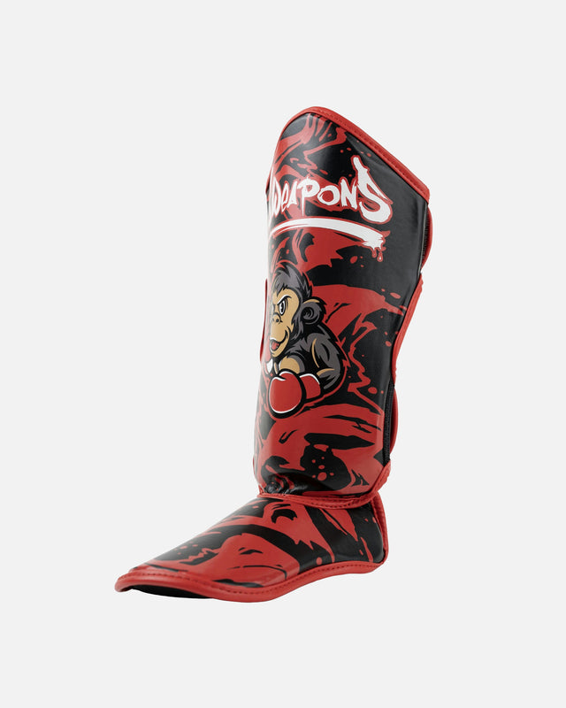 8 WEAPONS Shin guards Joe – Black/Red