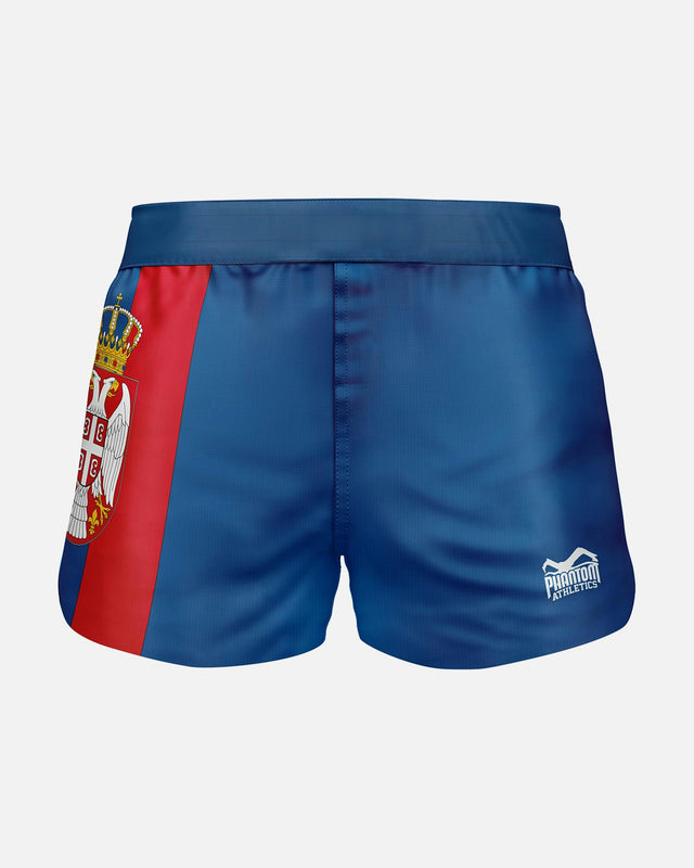 Phantom Athletics MMA Shorts Fusion-R Team Serbia - Rood/Wit/Blauw