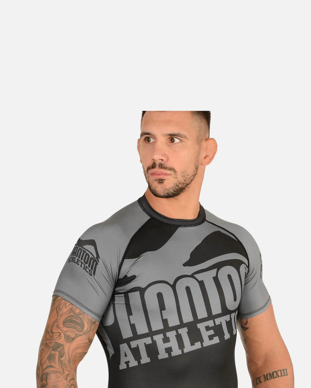 Rashguard Phantom Athletics Supporter – Czarny/Szary