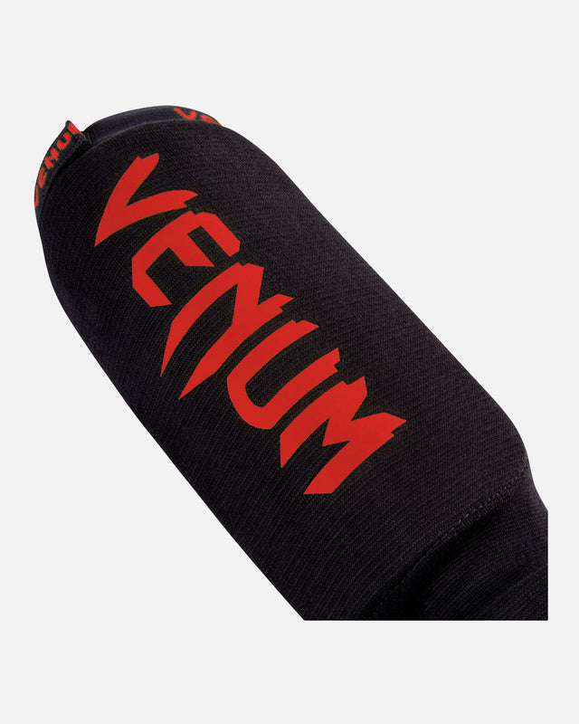 Venum Kontact Shin Guards – Black/Red