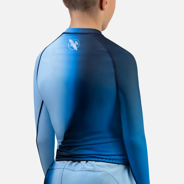 Hayabusa Rashguard Apex Nova Lange Mouwen Kinderen - Blauw