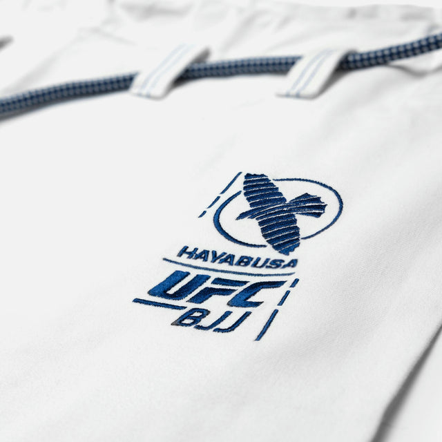 Spodnie BJJ Hayabusa x UFC Twill – Damskie – Białe