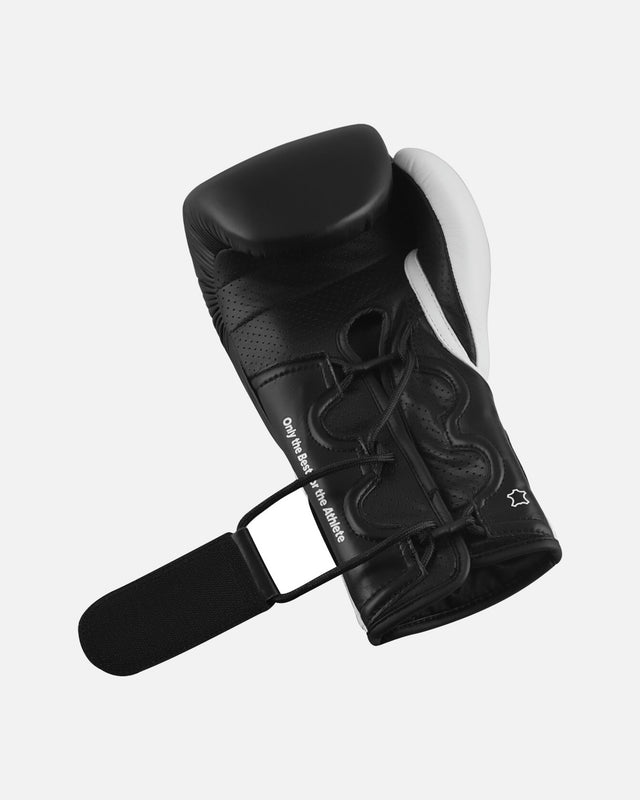 Adidas Hybrid 350 Duo Lace Boxing Gloves – Black/White
