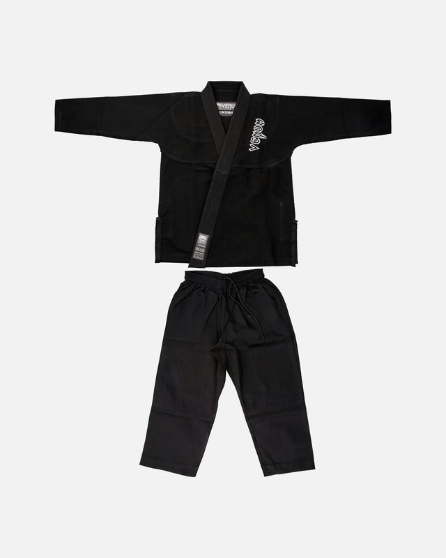 Kimono BJJ Venum Contender – Czarne (Dziecięce)