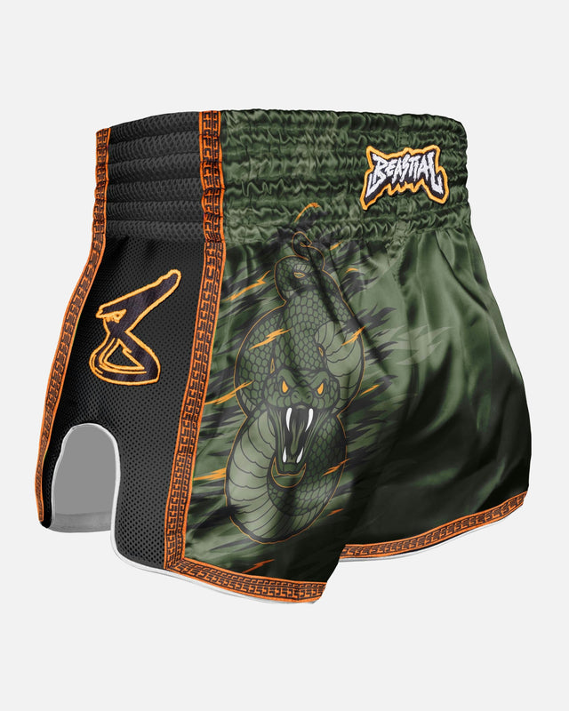 Spodenki Muay Thai 8 WEAPONS Beastial Viper – Khaki