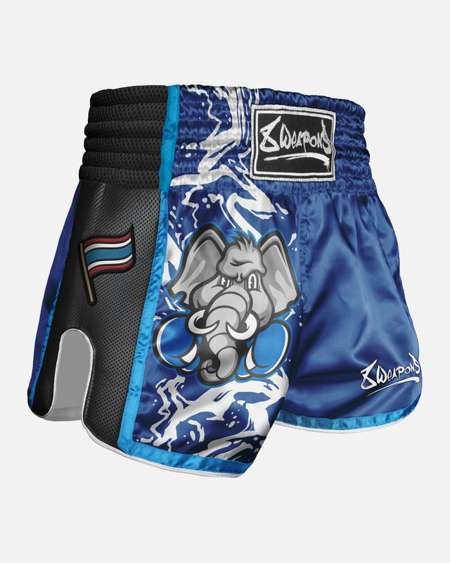 8 WEAPONS Muay Thai Shorts Jipe – Blue