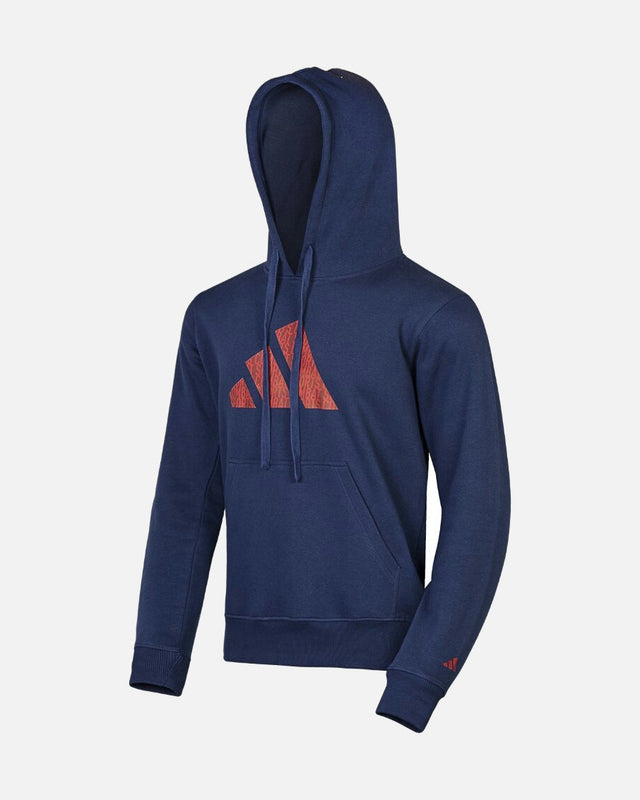 Adidas Hoodie Perfo Script Graphic - Blue