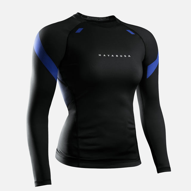Rashguard Hayabusa Pro Ranked Długi Rękaw Damski – Niebieski