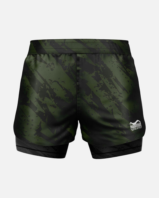 Spodenki MMA Phantom Athletics Fusion 2in1 – Zielone