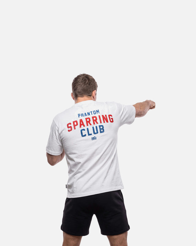 Koszulka Phantom Athletics T-Shirt Sparring Club Oversize Heavy – Biała