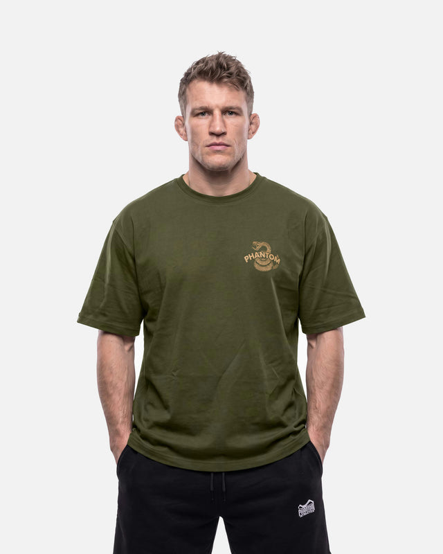 Koszulka Phantom Athletics DON'T TREAD ON ME Oversize Heavy – Khaki