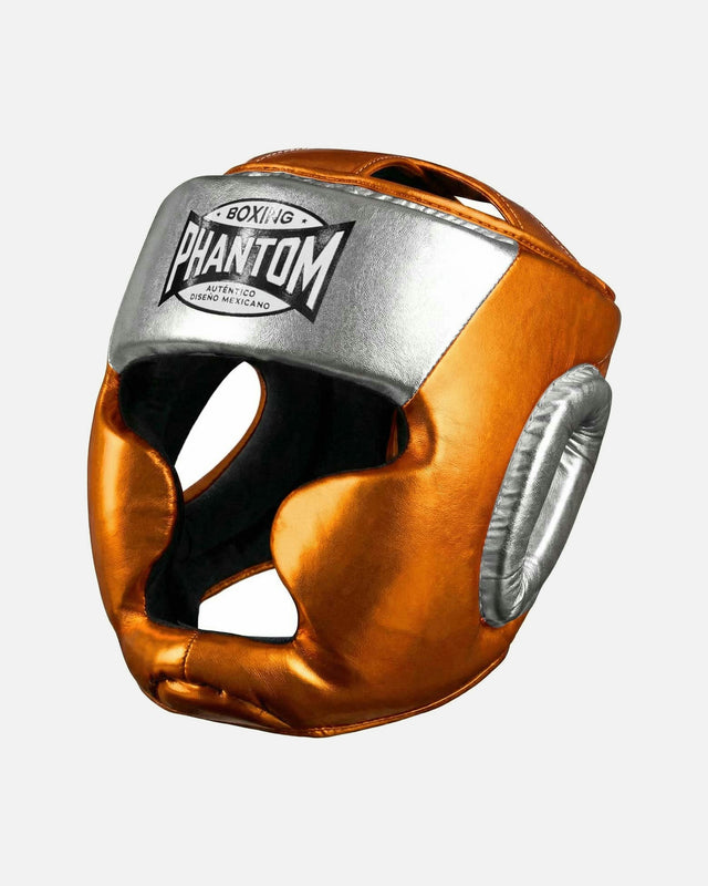 Kask bokserski Phantom Athletics Mexico Full Face – Zielony/Złoty