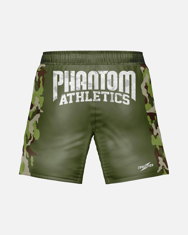 Shorts de MMA Phantom Athletics EVO Warfare – Army Camo