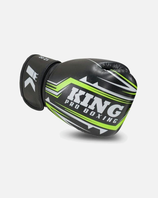 King Pro Boxing Bokshandschoenen Spartan - Zwart