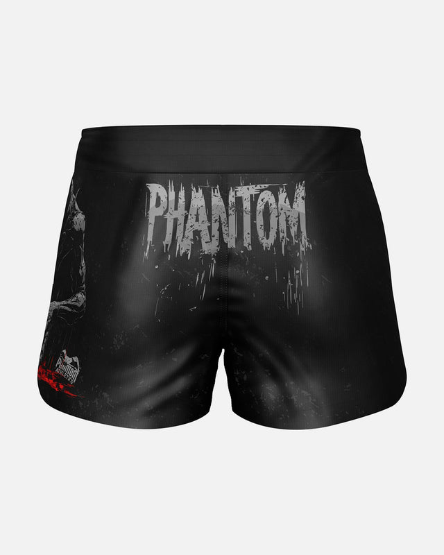 Spodenki MMA Phantom Athletics Fusion-R Nightmare – Czarne/Czerwone